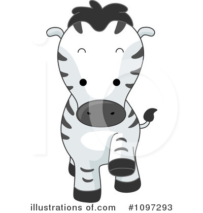 Royalty-Free (RF) Zebra Clipart Illustration by BNP Design Studio - Stock Sample #1097293