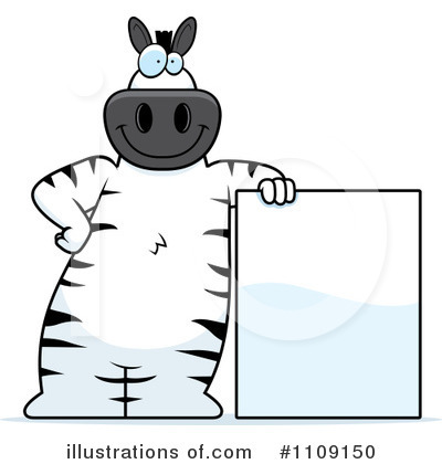 Royalty-Free (RF) Zebra Clipart Illustration by Cory Thoman - Stock Sample #1109150