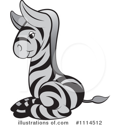 Zebra Clipart #1114512 by Lal Perera