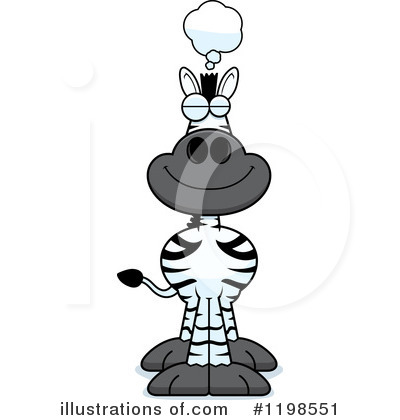 Royalty-Free (RF) Zebra Clipart Illustration by Cory Thoman - Stock Sample #1198551