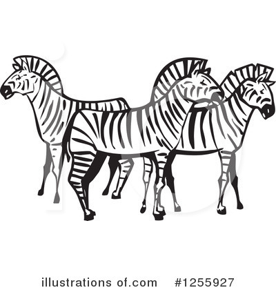 Royalty-Free (RF) Zebra Clipart Illustration by xunantunich - Stock Sample #1255927