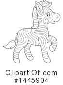 Zebra Clipart #1445904 by Alex Bannykh