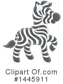 Zebra Clipart #1445911 by Alex Bannykh