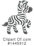 Zebra Clipart #1445912 by Alex Bannykh