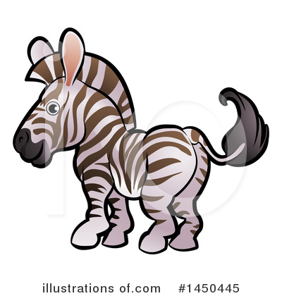 Royalty-Free (RF) Zebra Clipart Illustration by AtStockIllustration - Stock Sample #1450445