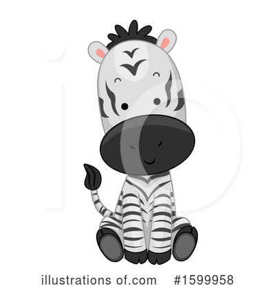 Royalty-Free (RF) Zebra Clipart Illustration by BNP Design Studio - Stock Sample #1599958
