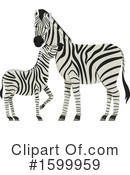 Zebra Clipart #1599959 by BNP Design Studio