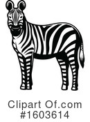 Zebra Clipart #1603614 by Vector Tradition SM