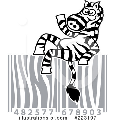 Royalty-Free (RF) Zebra Clipart Illustration by Zooco - Stock Sample #223197