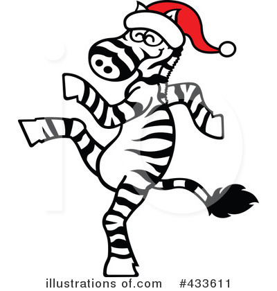 Royalty-Free (RF) Zebra Clipart Illustration by Zooco - Stock Sample #433611