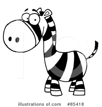 Zebra Clipart #85418 by Hit Toon