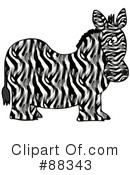 Zebra Clipart #88343 by djart
