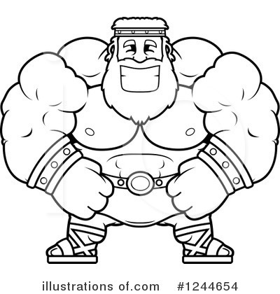 Royalty-Free (RF) Zeus Clipart Illustration by Cory Thoman - Stock Sample #1244654