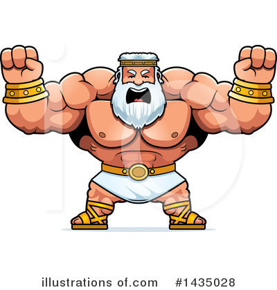 Royalty-Free (RF) Zeus Clipart Illustration by Cory Thoman - Stock Sample #1435028