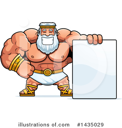 Royalty-Free (RF) Zeus Clipart Illustration by Cory Thoman - Stock Sample #1435029