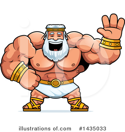Royalty-Free (RF) Zeus Clipart Illustration by Cory Thoman - Stock Sample #1435033