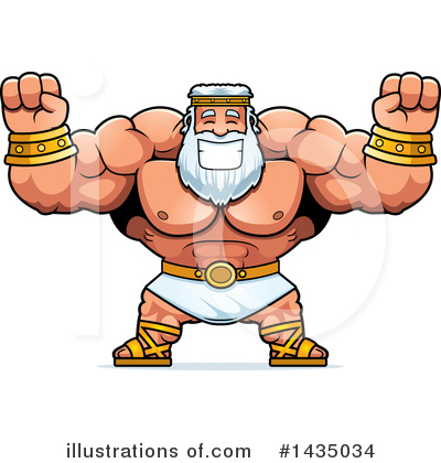 Royalty-Free (RF) Zeus Clipart Illustration by Cory Thoman - Stock Sample #1435034