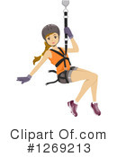 Ziplining Clipart #1269213 by BNP Design Studio