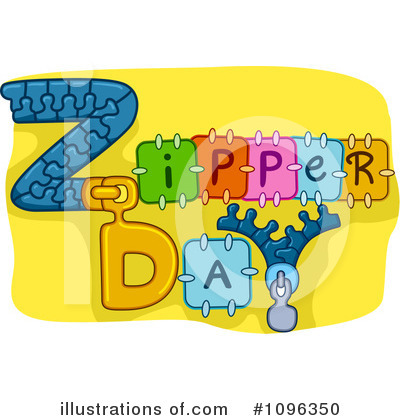 Royalty-Free (RF) Zipper Clipart Illustration by BNP Design Studio - Stock Sample #1096350