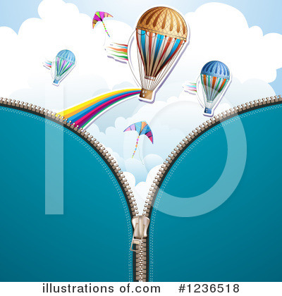 Hot Air Balloon Clipart #1236518 by merlinul