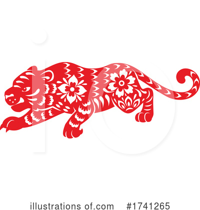 Tiger Clipart #1741265 by Vector Tradition SM