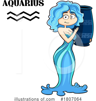 Royalty-Free (RF) Zodiac Clipart Illustration by Hit Toon - Stock Sample #1807064