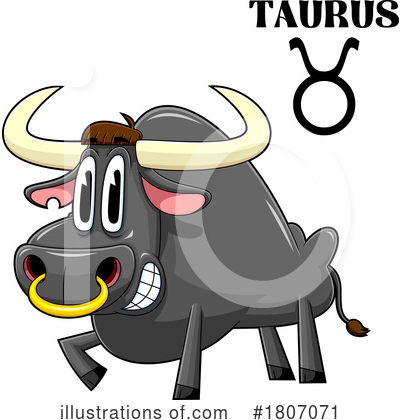 Bull Clipart #1807071 by Hit Toon