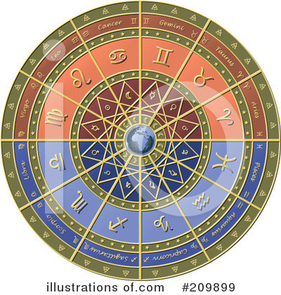 Astrology Clipart #209899 by Michael Schmeling