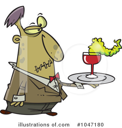 Royalty-Free (RF) Zombie Clipart Illustration by toonaday - Stock Sample #1047180