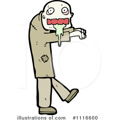 Royalty-Free (RF) Zombie Clipart Illustration by lineartestpilot - Stock Sample #1116600