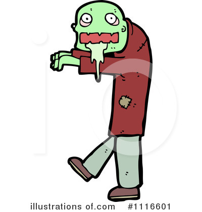 Royalty-Free (RF) Zombie Clipart Illustration by lineartestpilot - Stock Sample #1116601