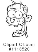 Zombie Clipart #1118520 by Hit Toon