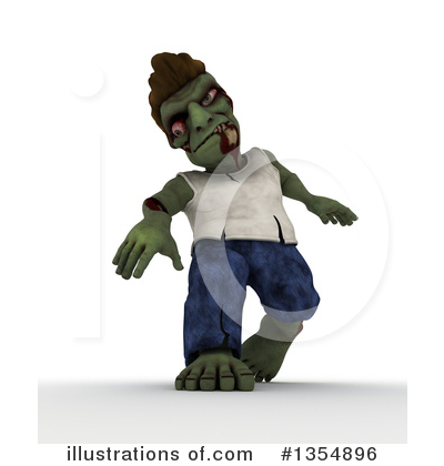 Royalty-Free (RF) Zombie Clipart Illustration by KJ Pargeter - Stock Sample #1354896