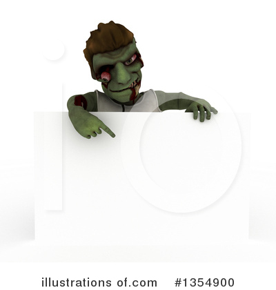Zombie Clipart #1354900 by KJ Pargeter