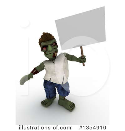 Zombie Clipart #1354910 by KJ Pargeter
