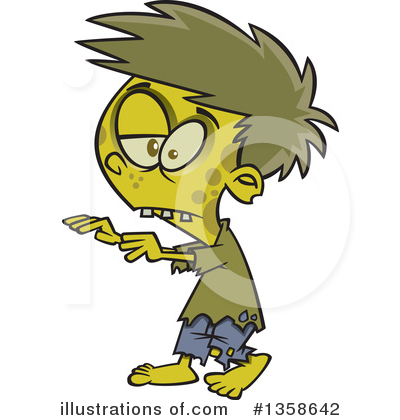 Zombie Clipart #1358642 by toonaday