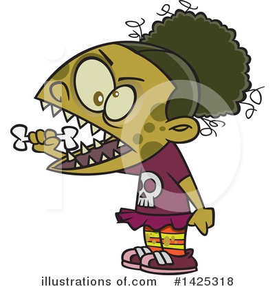 Zombie Clipart #1425318 by toonaday