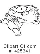 Zombie Clipart #1425341 by toonaday