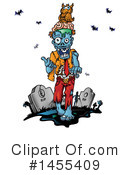 Zombie Clipart #1455409 by Domenico Condello