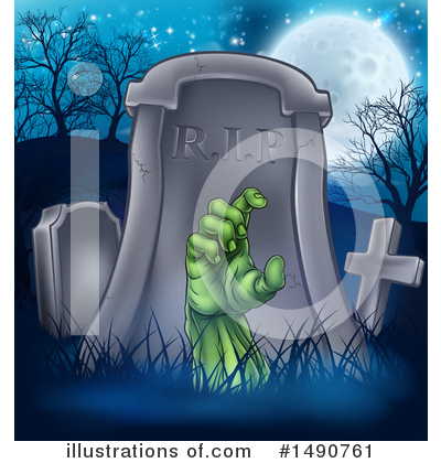 Royalty-Free (RF) Zombie Clipart Illustration by AtStockIllustration - Stock Sample #1490761