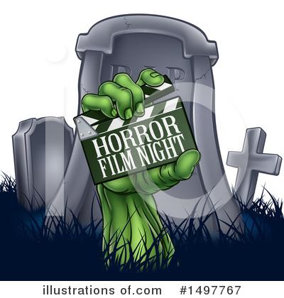 Cemetery Clipart #1497767 by AtStockIllustration
