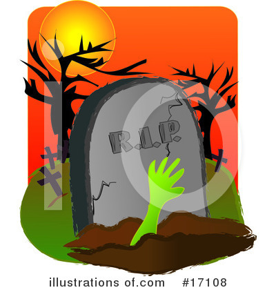 Zombie Clipart #17108 by Maria Bell