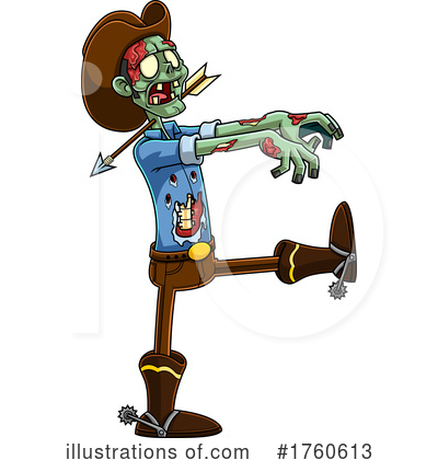 Royalty-Free (RF) Zombie Clipart Illustration by Hit Toon - Stock Sample #1760613