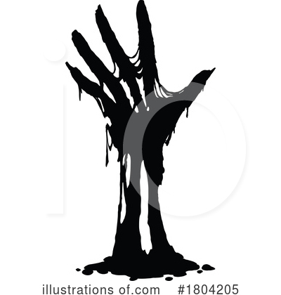 Royalty-Free (RF) Zombie Clipart Illustration by Vector Tradition SM - Stock Sample #1804205