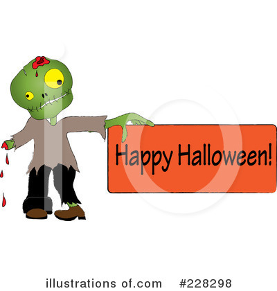 Royalty-Free (RF) Zombie Clipart Illustration by Pams Clipart - Stock Sample #228298