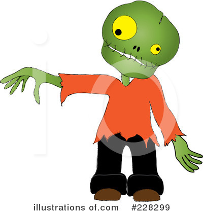 Royalty-Free (RF) Zombie Clipart Illustration by Pams Clipart - Stock Sample #228299