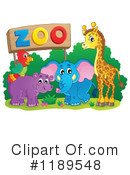 Zoo Animals Clipart #1189548 by visekart
