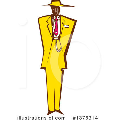 Royalty-Free (RF) Zoot Suits Clipart Illustration by xunantunich - Stock Sample #1376314