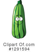 Zucchini Clipart #1291594 by Vector Tradition SM