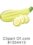 Zucchini Clipart #1304413 by Vector Tradition SM
